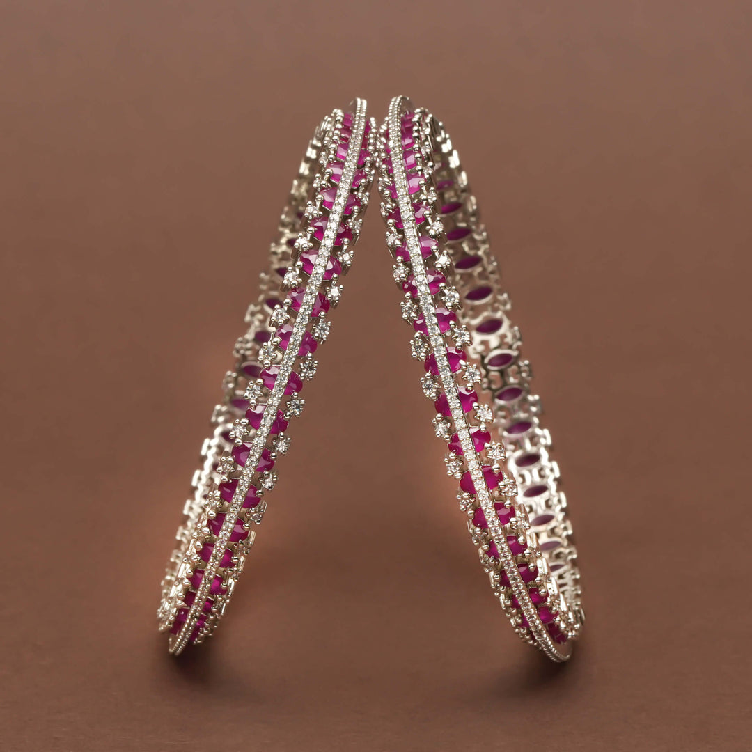 CZ Ruby Bangles