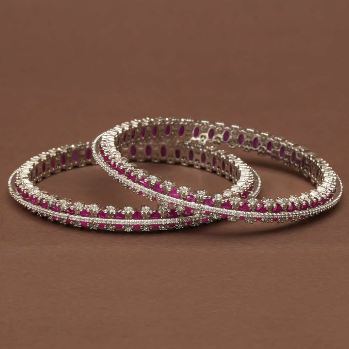 CZ Ruby Bangles