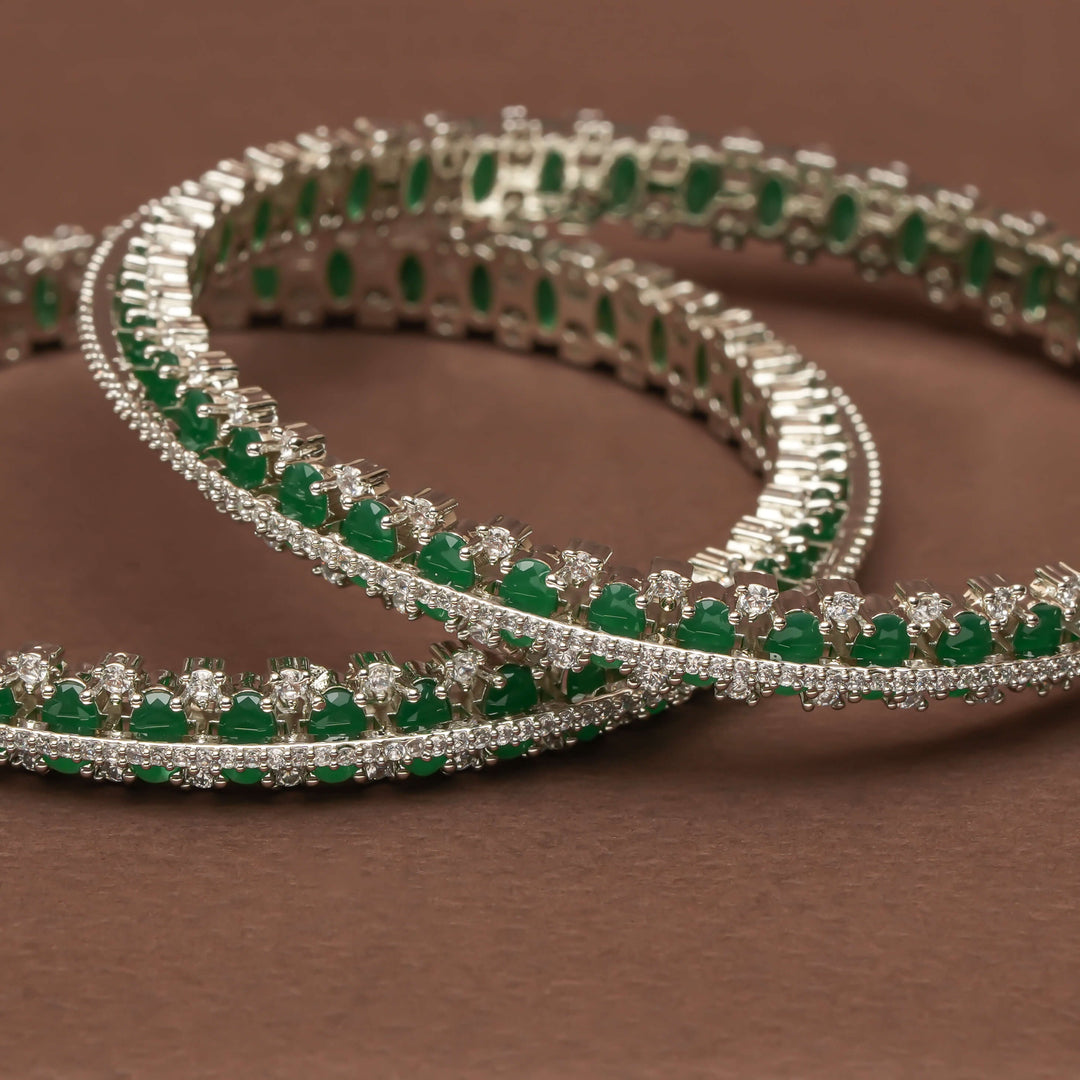 CZ Emerald Bangles
