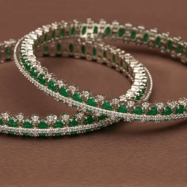 CZ Emerald Bangles
