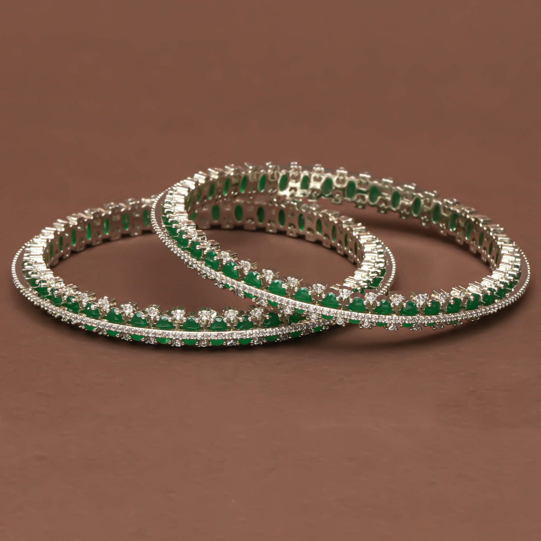 CZ Emerald Bangles