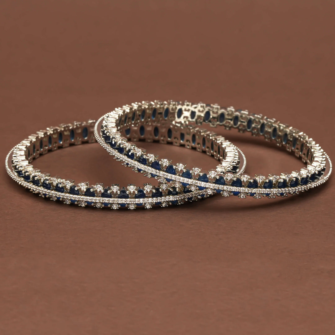 CZ Sapphire Bangles