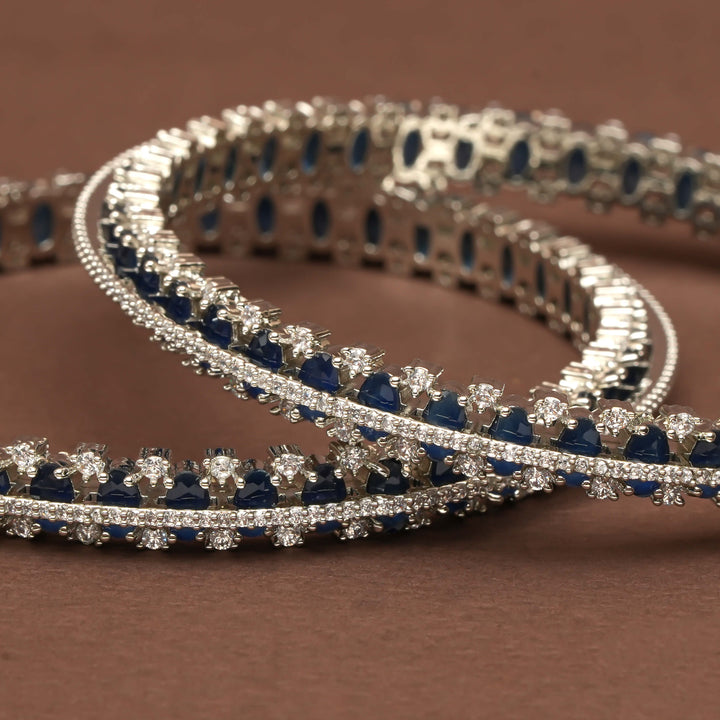 CZ Sapphire Bangles