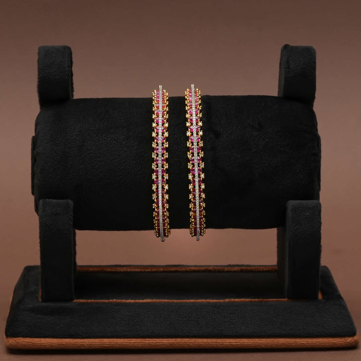 CZ Ruby Bangles