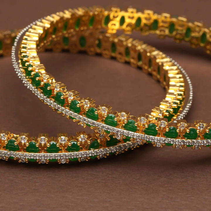CZ Emerald Bangles
