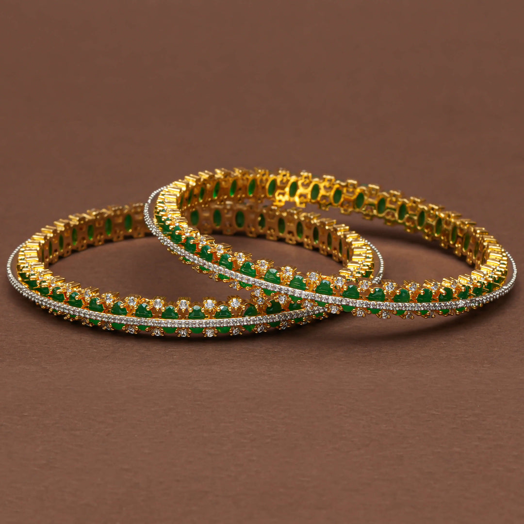 CZ Emerald Bangles