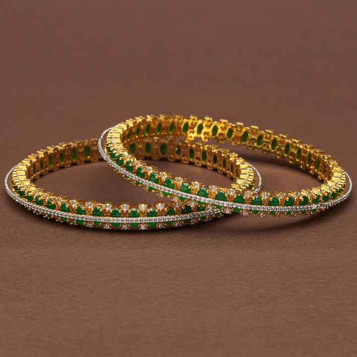 CZ Emerald Bangles