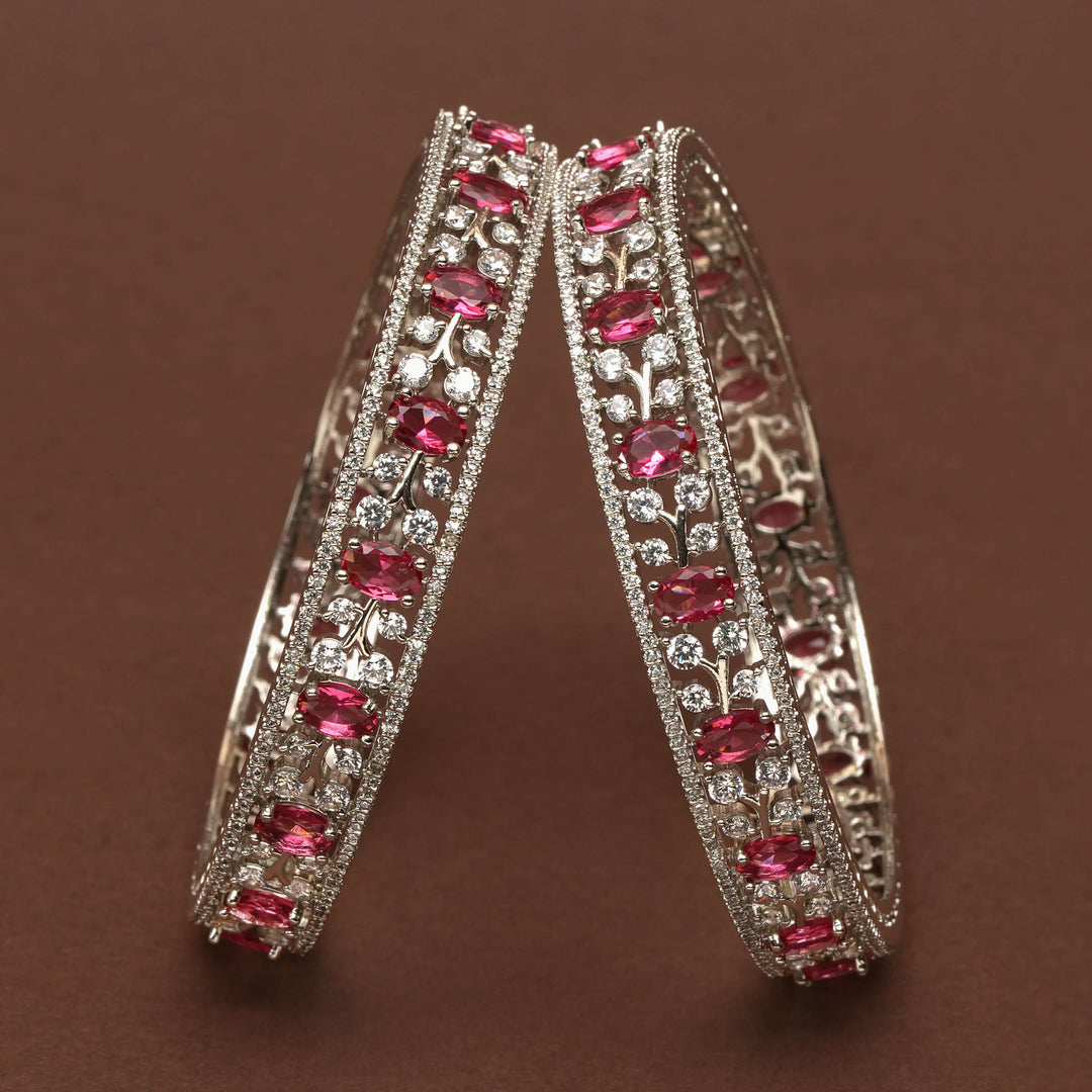 CZ Ruby Bangles