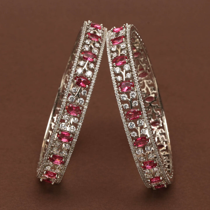 CZ Ruby Bangles