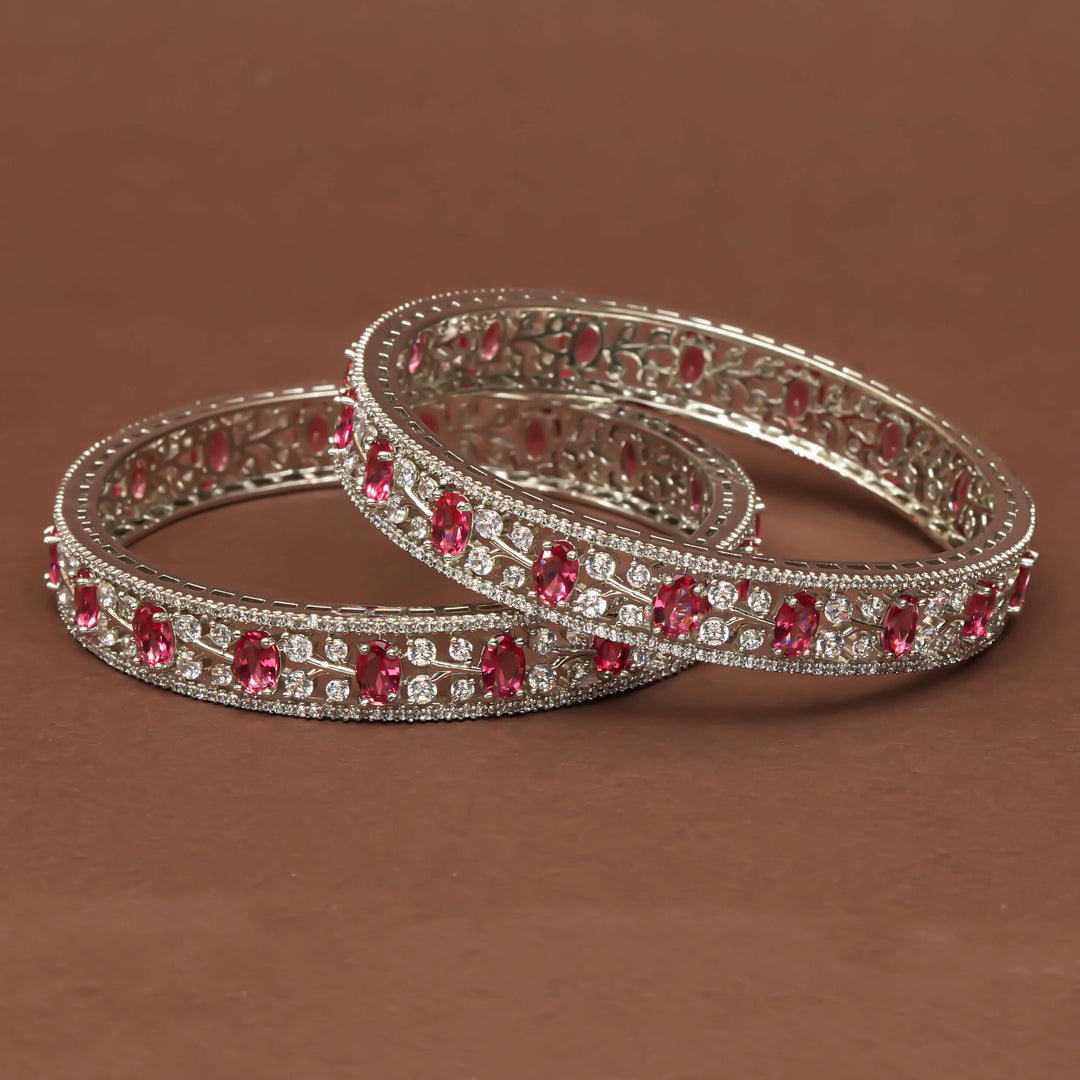 CZ Ruby Bangles