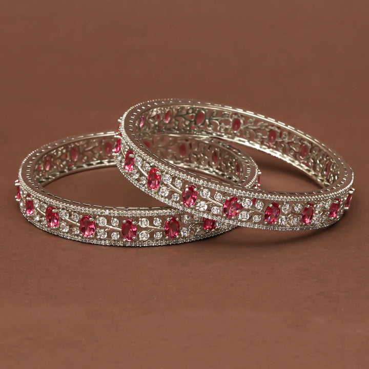 CZ Ruby Bangles