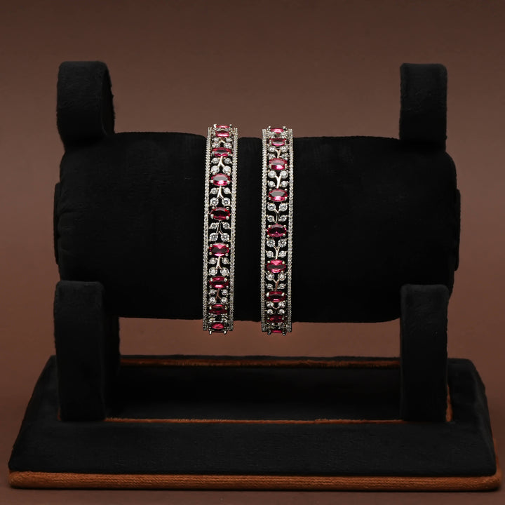 CZ Ruby Bangles