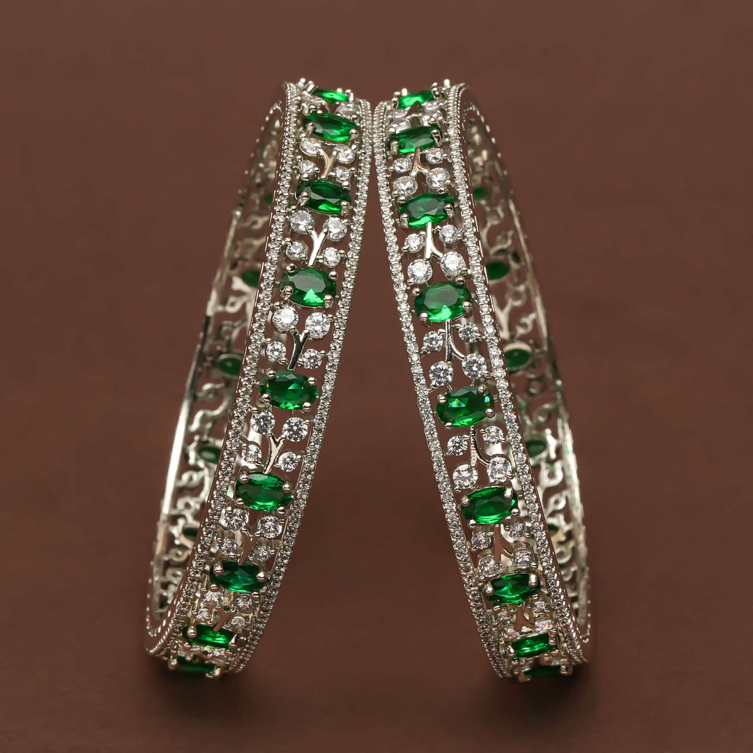CZ Emerald Bangles