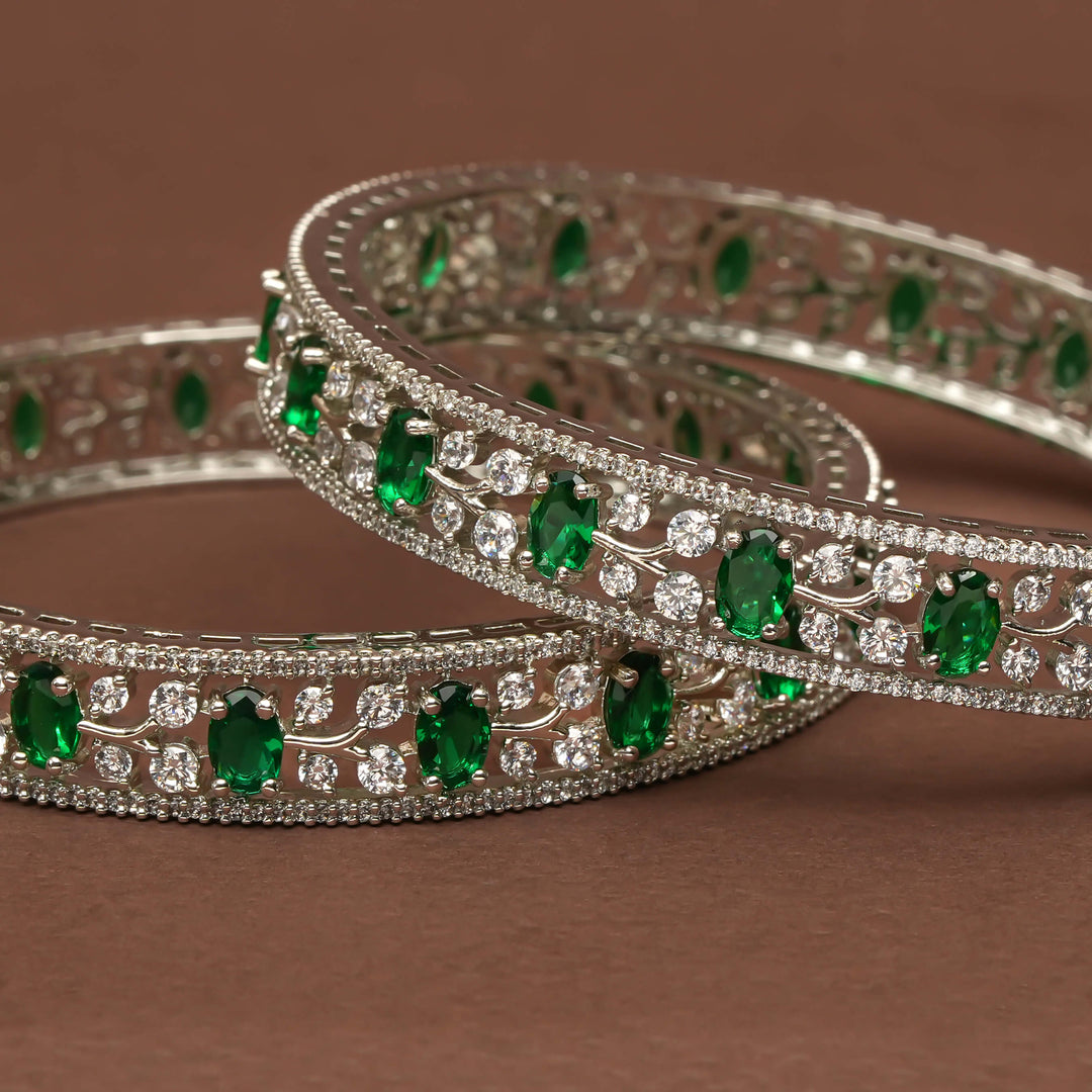 CZ Emerald Bangles