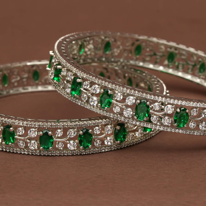 CZ Emerald Bangles