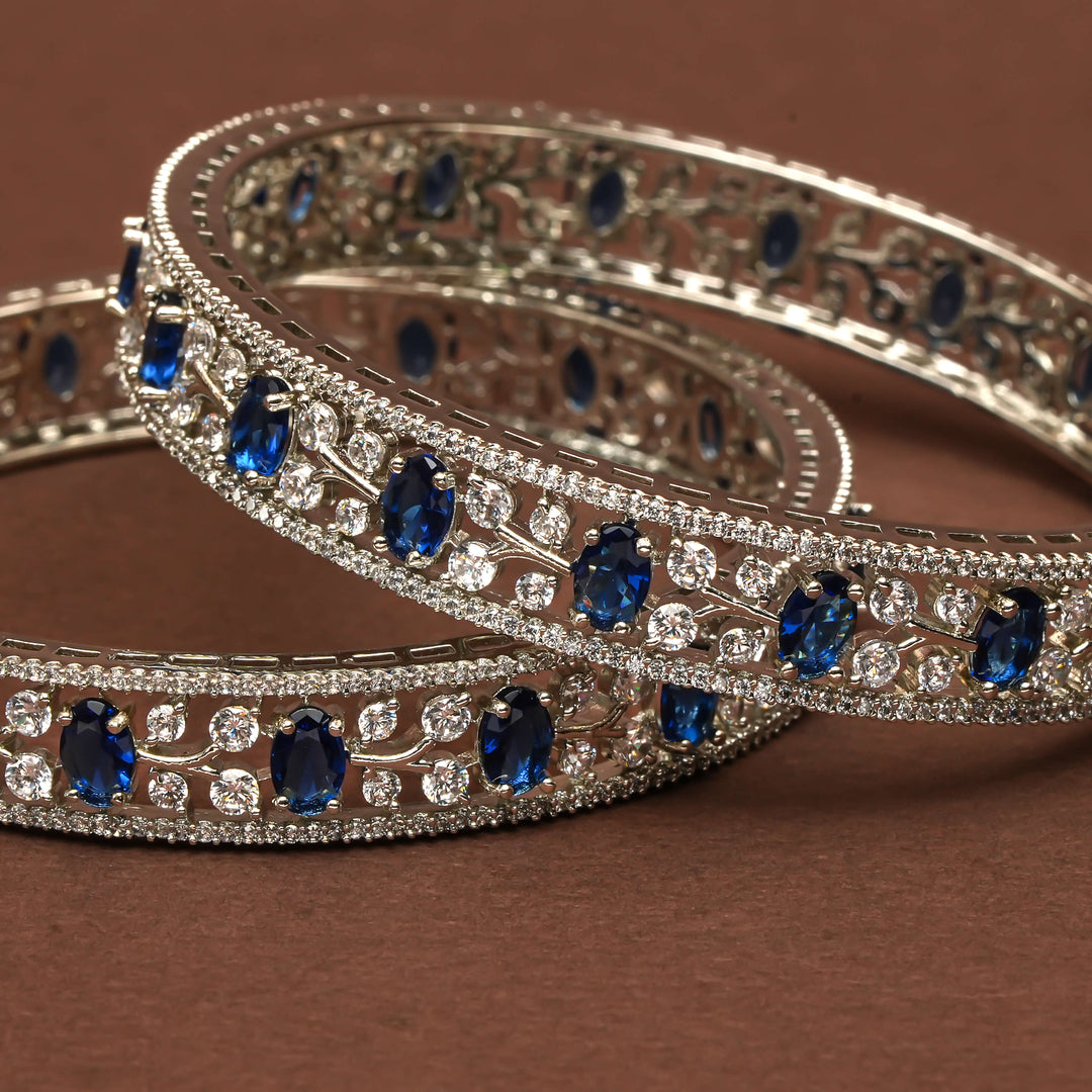 CZ Sapphire Bangles