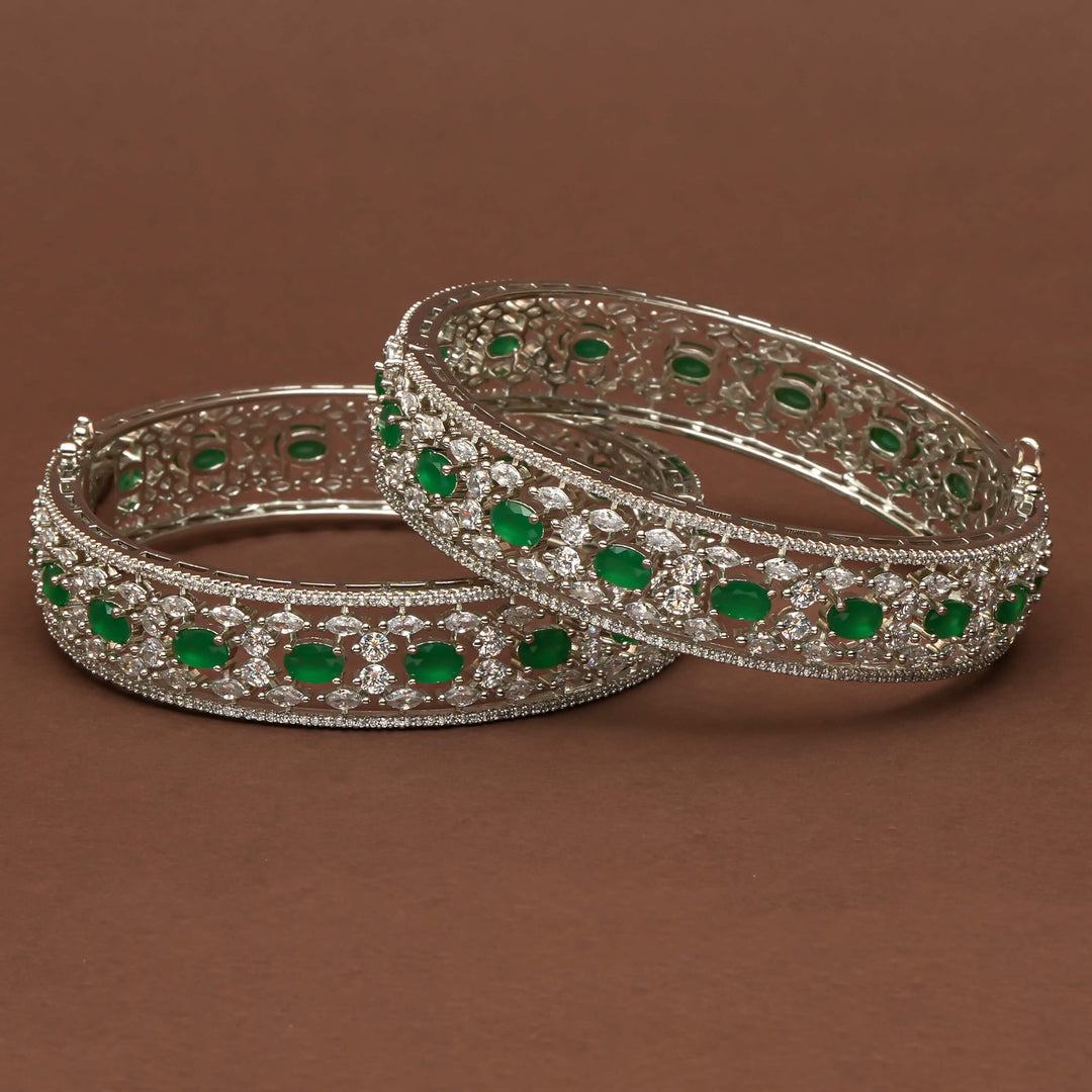 CZ Emerald Bangles