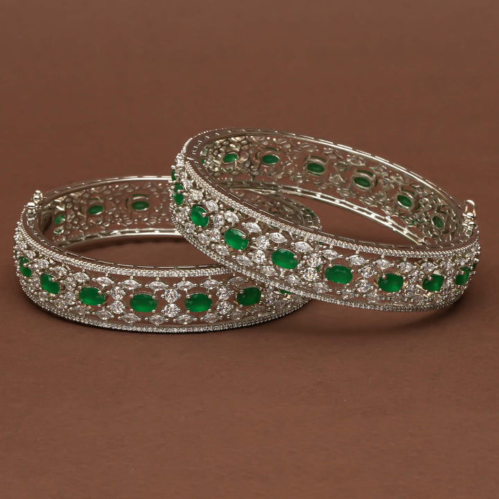 CZ Emerald Bangles