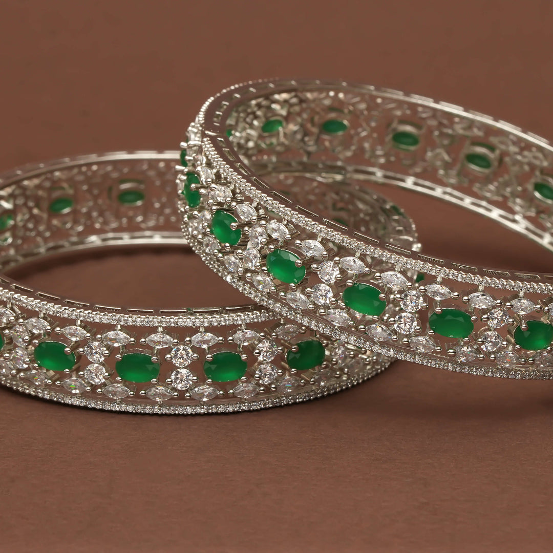 CZ Emerald Bangles