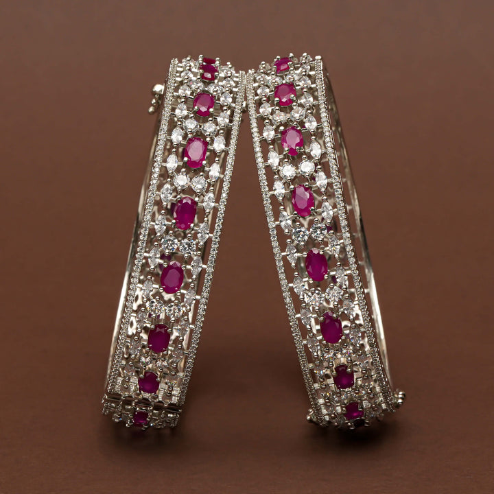CZ Ruby Bangles