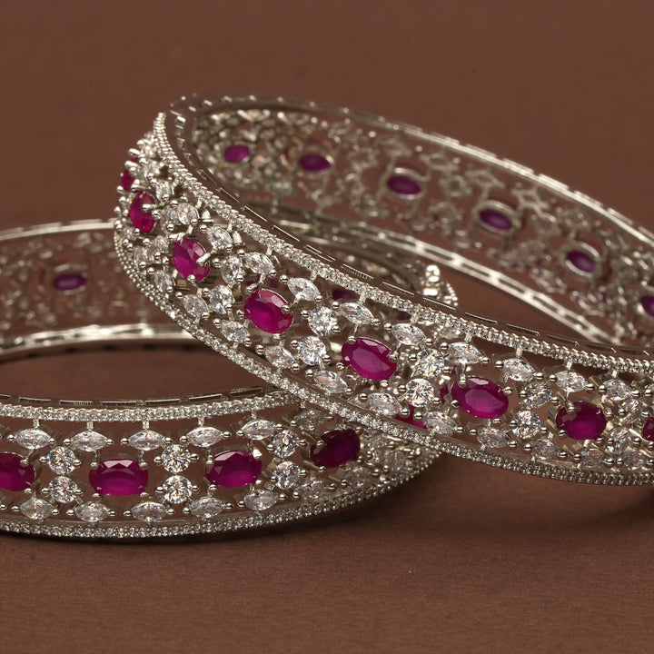 CZ Ruby Bangles