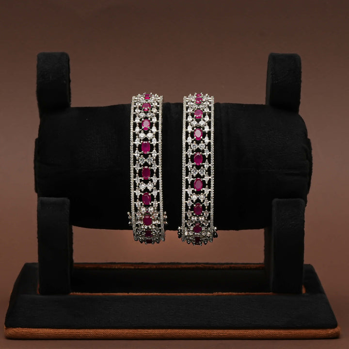 CZ Ruby Bangles