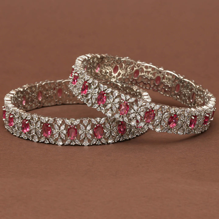 CZ Ruby Bangles