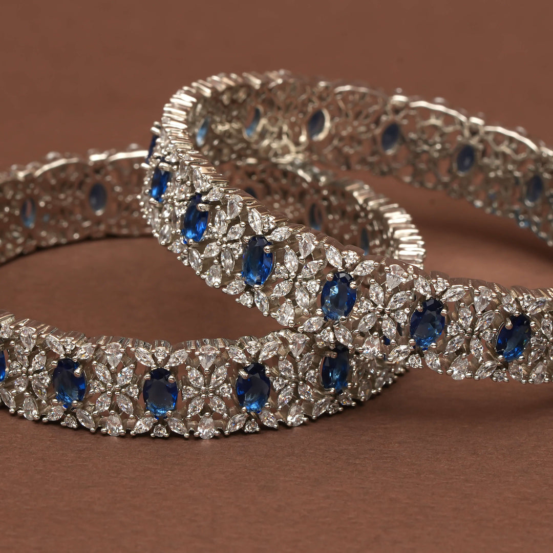 CZ Sapphire Bangles