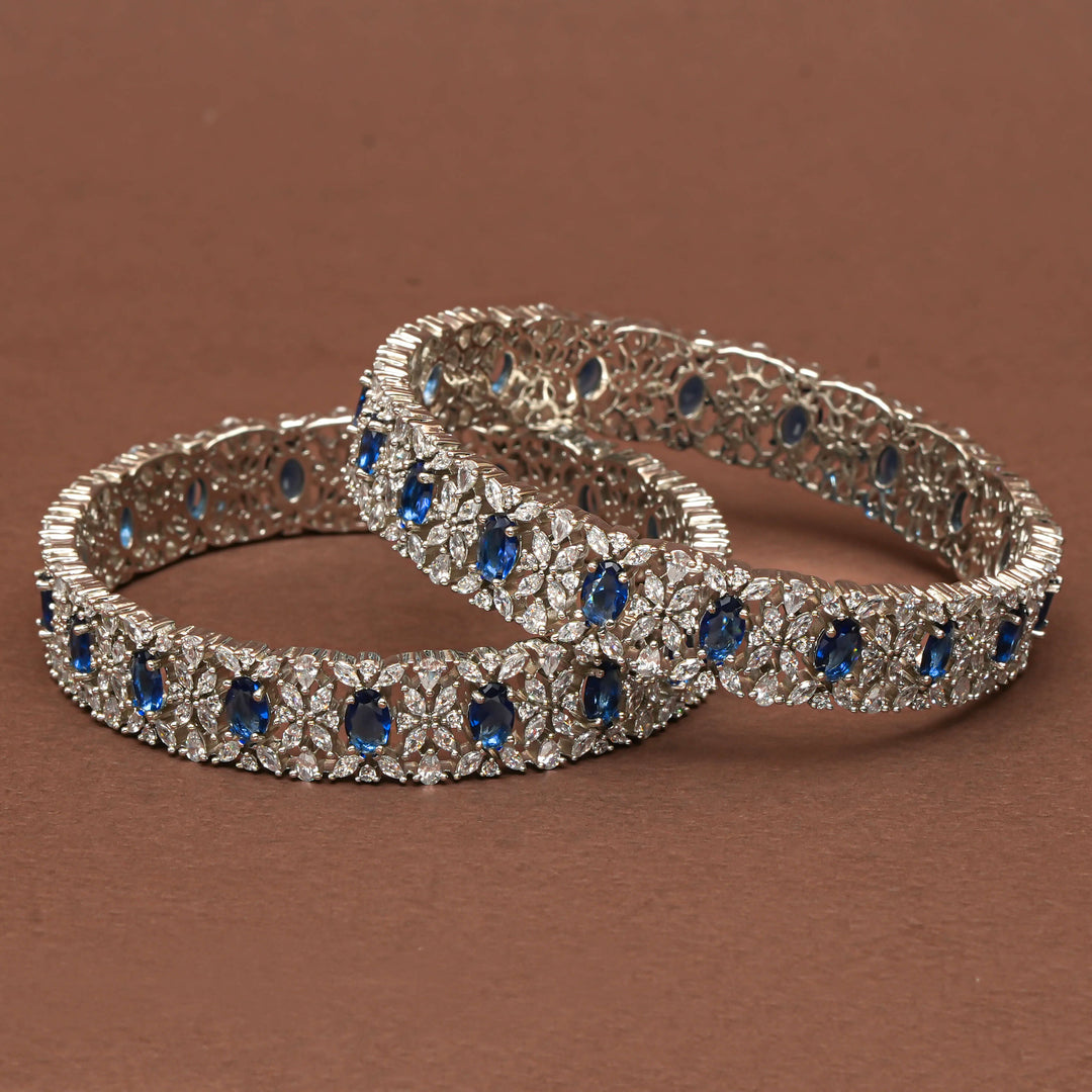CZ Sapphire Bangles