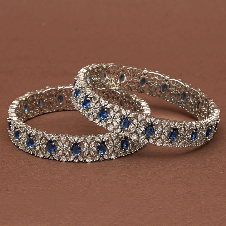 CZ Sapphire Bangles