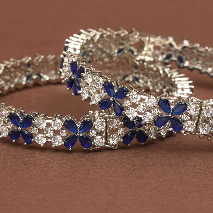 CZ Sapphire Bangles