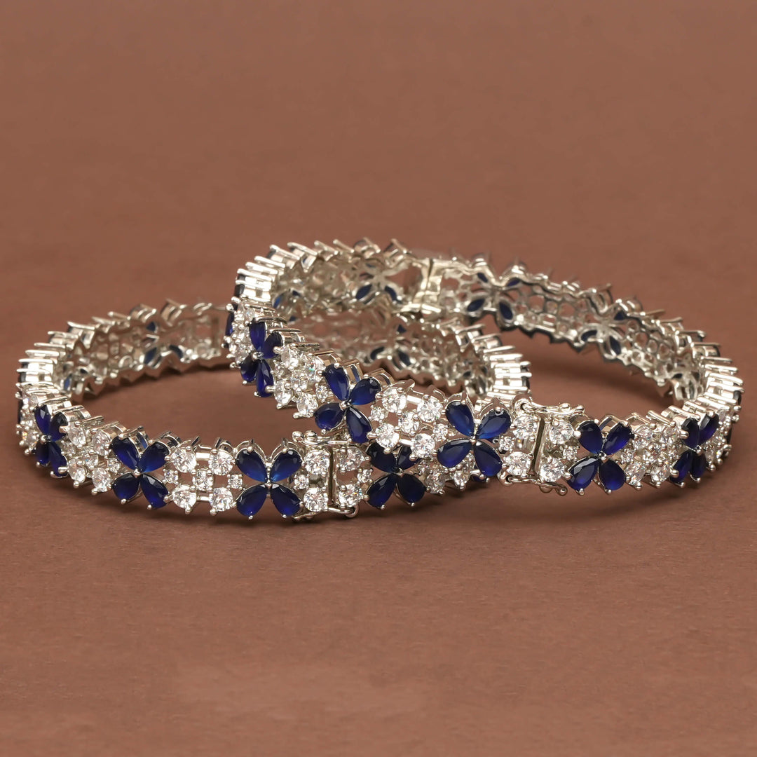 CZ Sapphire Bangles