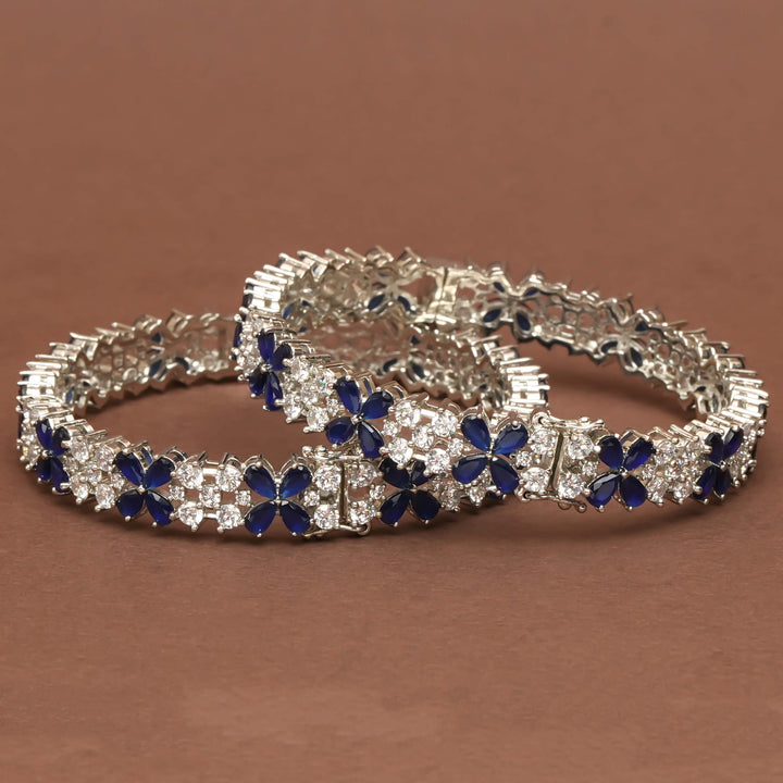 CZ Sapphire Bangles