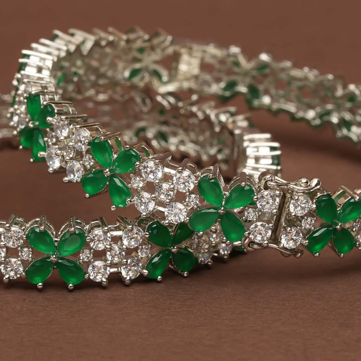 CZ Emerald Bangles