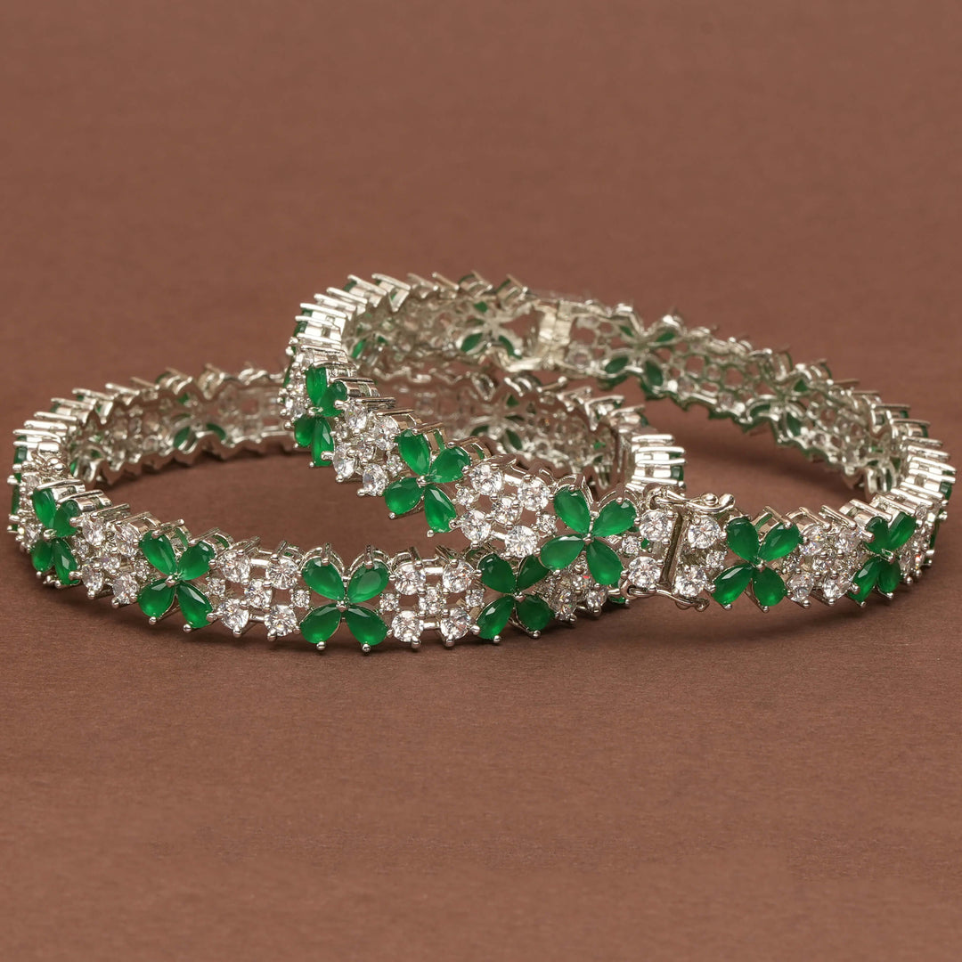 CZ Emerald Bangles