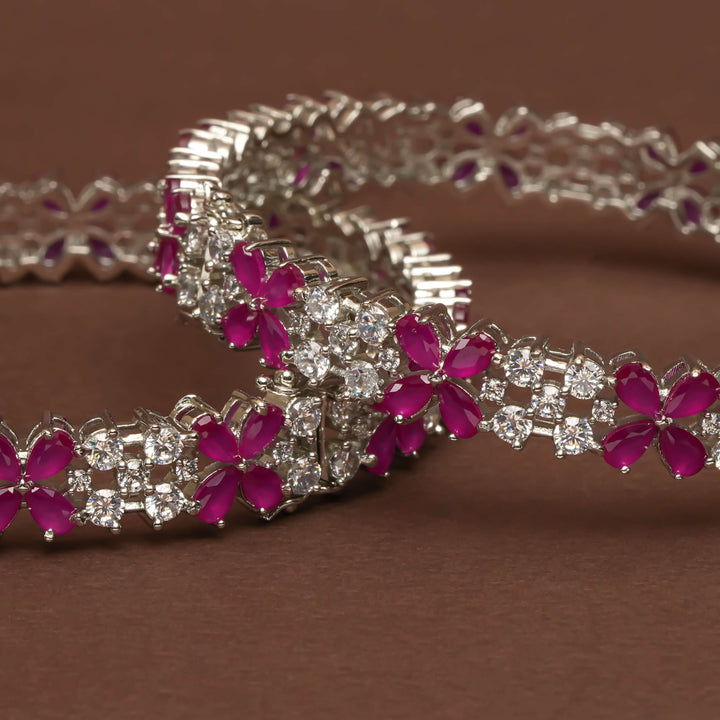 CZ Ruby Bangles