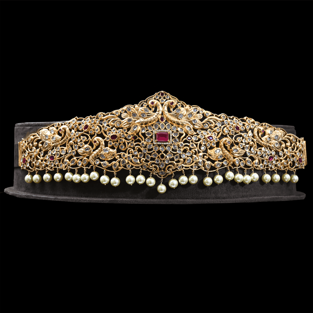 Uncut Traditional Belt - Nakshi Collection
