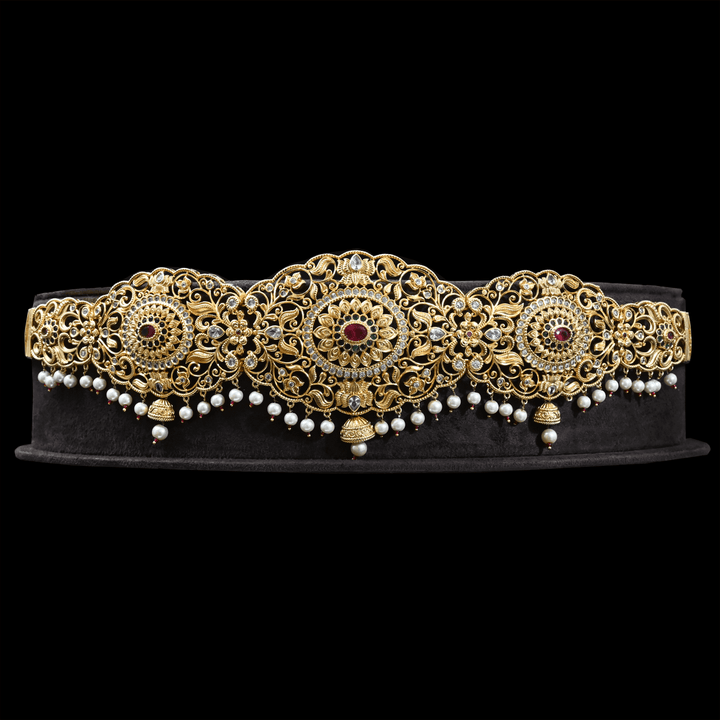Uncut Traditional Belt - Nakshi Collection