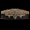 Uncut Pachi Polki Belt Ruby With Nakshi Collection