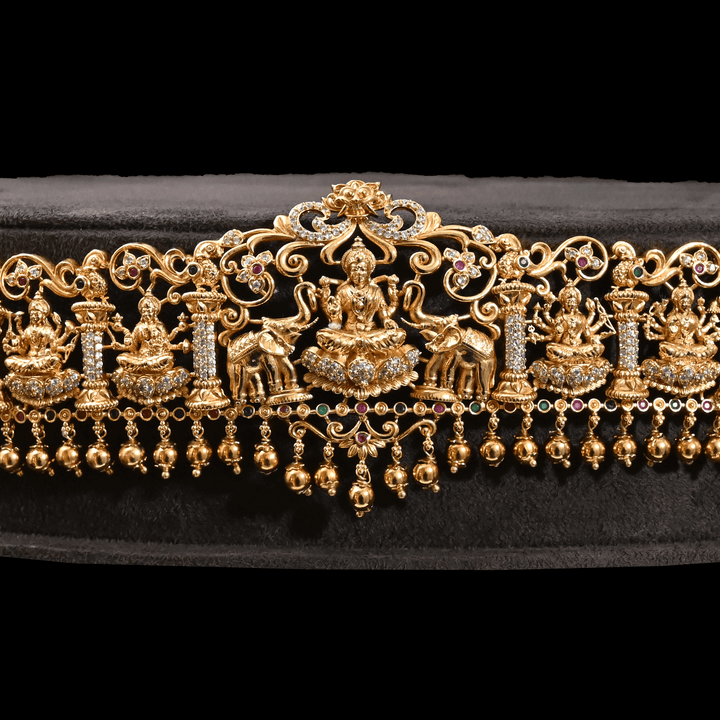 Traditional Temple Nakshi CZ Exclusive Belt