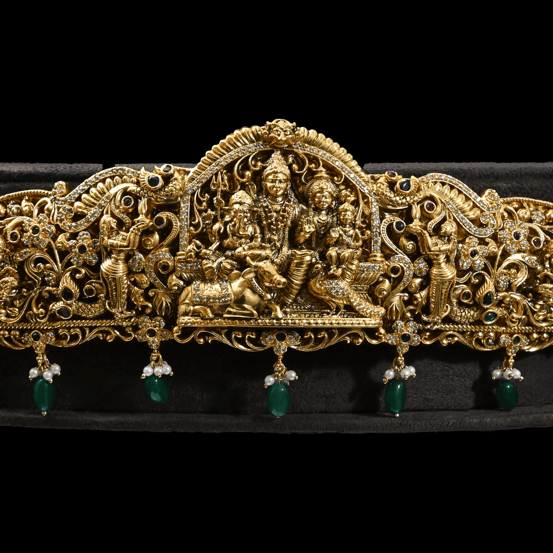 Traditional Temple Shiv-Parvathi Exclusive Belt