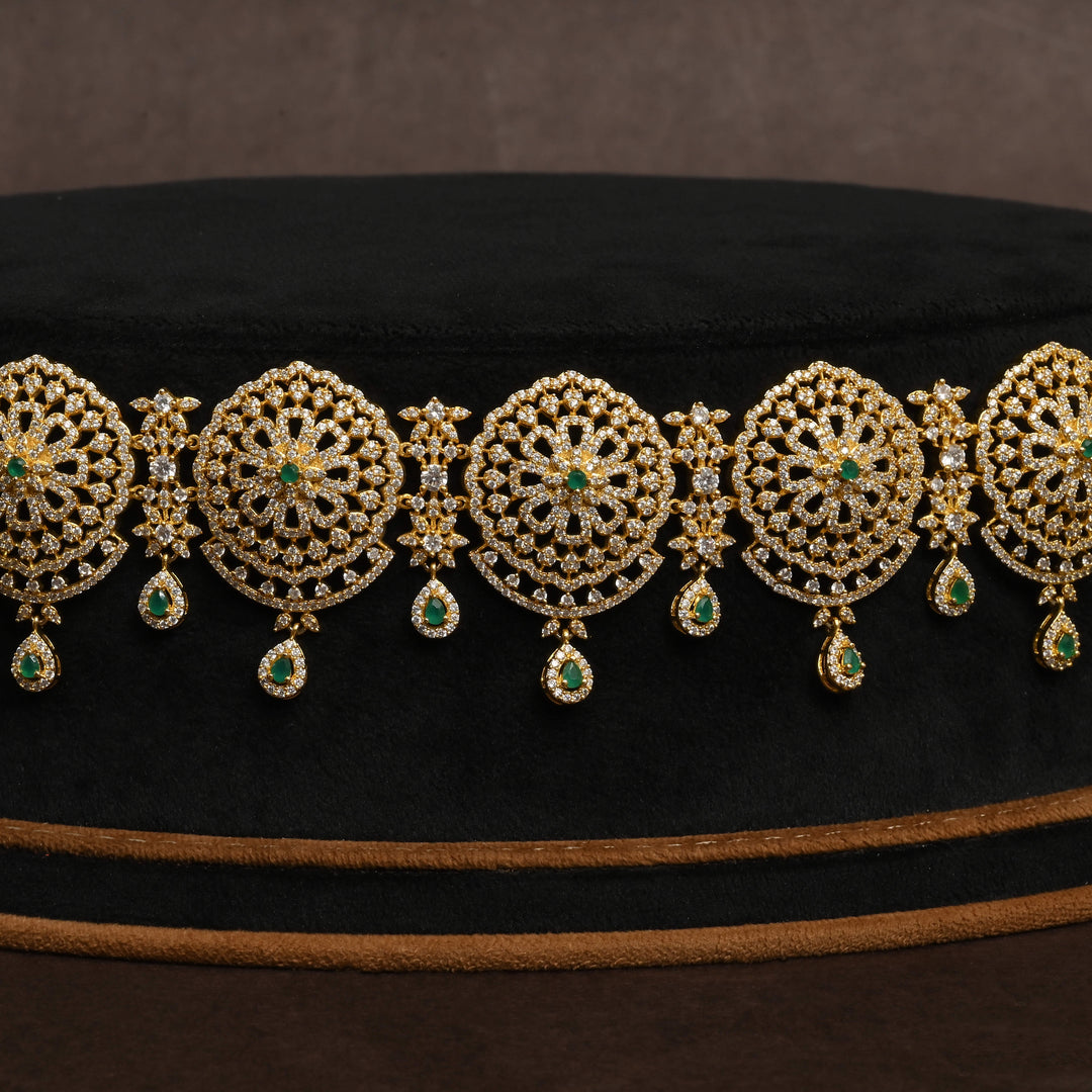 Gold Finish Chain Vaddanam