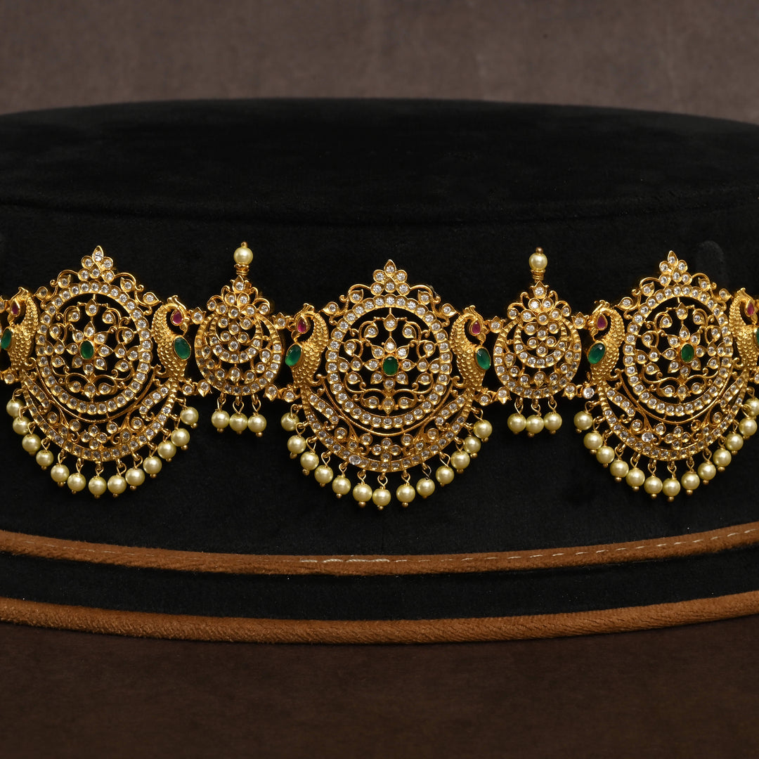 Gold Finish Chain Vaddanam