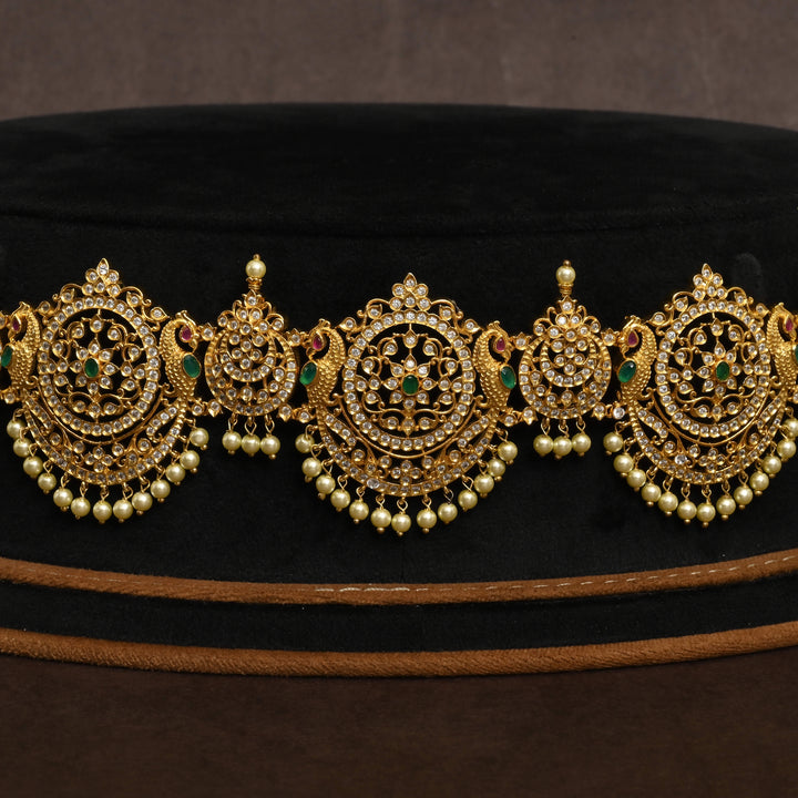 Gold Finish Chain Vaddanam