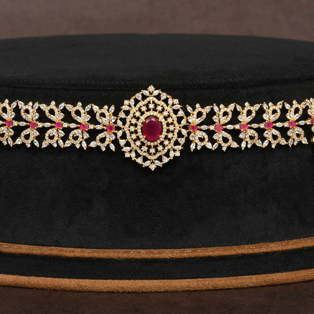 Gold Finish Chain Vaddanam