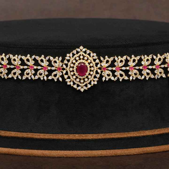 Gold Finish Chain Vaddanam