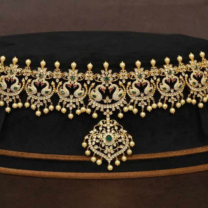 Gold Finish Chain Vaddanam