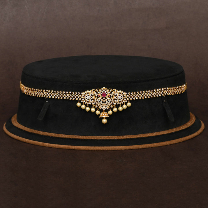 Gold Finish Chain Vaddanam