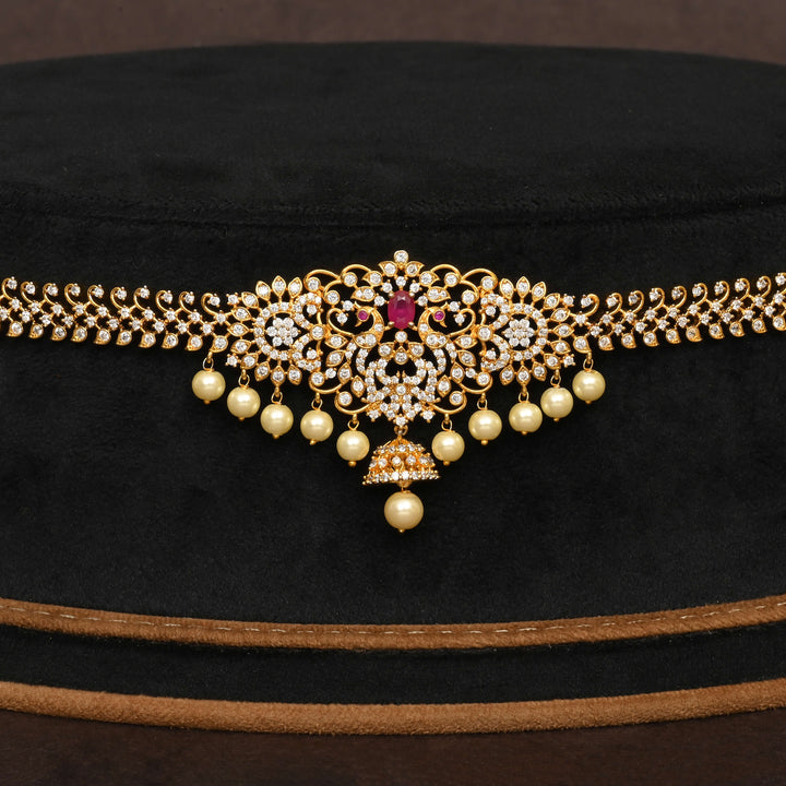 Gold Finish Chain Vaddanam