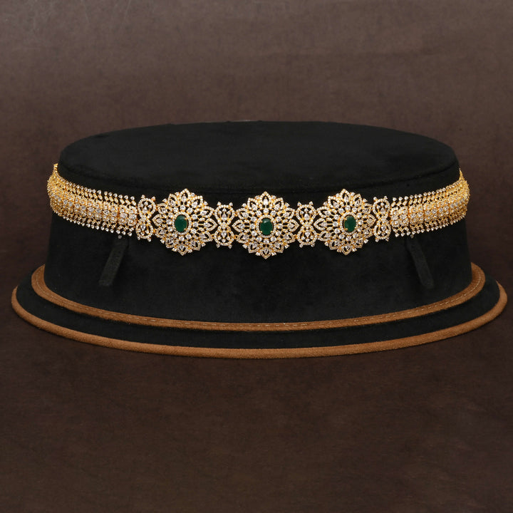 Gold Finish Chain Vaddanam